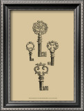 Antique Keys IV Framed Art Print