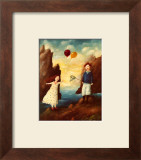 Buy Children Playing Rock Pool at AllPosters.com