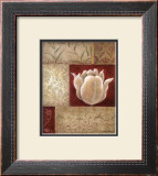 Patchwork Tulip Framed Art Print