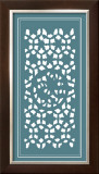 Shoji Screen in Teal II