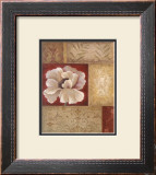 Patchwork Poppy Framed Art Print