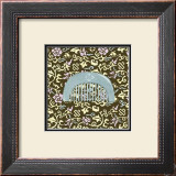 Japanese Comb on Chocolate III Framed Art Print