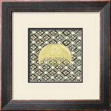 Japanese Comb on Chocolate IV Framed Art Print