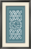 Shoji Screen in Teal II