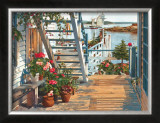 Blue Stair and Begonias, 1987