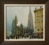 Buy St.Stephen's Cathedral at Christmas, c.1850 at AllPosters.com
