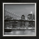Buy Downtown Manhattan and Brooklyn Bridge at AllPosters.com