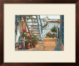 Blue Stair and Begonias, 1987