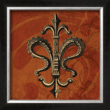 Fleur de Lys III Framed Art Print