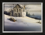 Gentle Snow Framed Art Print