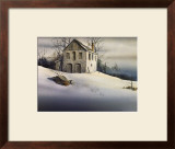 Gentle Snow Framed Art Print