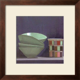 Buy Vaisselle Sur Fond Bleu at AllPosters.com