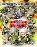 New Orleans Saints Super Bowl XLIV Champions PF Gold