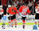 Troy Brouwer & Marian Hossa Goal Game One of the 2010 NHL Stanley Cup Finals