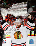 Antti Niemi with the 2009-10 Stanley Cup