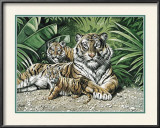 Buy Yellow Tigers with Cubs at AllPosters.com