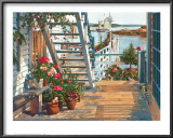 Blue Stair and Begonias, 1987