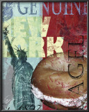 New York Bagel Framed Art Print