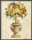 Buy Yellow and Orange Rose Topiary at AllPosters.com