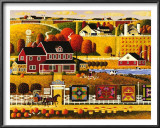Country Scene Framed Art Print