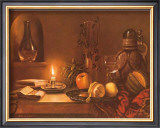 Stilleben mit Kerze