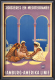 Buy Hamburg Amerika Linie, Croisieres en Mediterranee at AllPosters.com