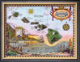 Map of Old Hawaii