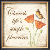Buy Cherish Life's Simple Pleasures at AllPosters.com