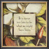 Buy It's Never Too Late at AllPosters.com