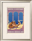 Buy Hamburg Amerika Linie, Croisieres en Mediterranee at AllPosters.com