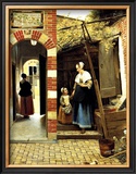 Buy Dutch Courtyard of a House in Delft at AllPosters.com
