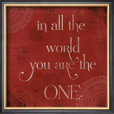 Buy You Are The One at AllPosters.com