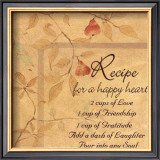 Buy Recipe for a Happy Heart at AllPosters.com