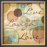 Live Laugh Love Framed Art Print