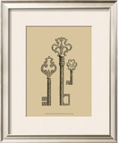 Antique Keys II Framed Art Print