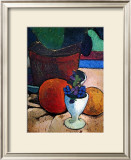 Flower Pot and Fruit