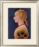 Portrait einer Dame in Gelb