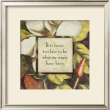 Buy It's Never Too Late at AllPosters.com