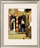 Buy Dutch Courtyard of a House in Delft at AllPosters.com