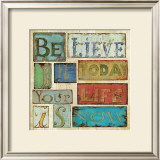 Believe and Hope I Framed Art Print