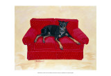 Buy Dobie on Red at AllPosters.com
