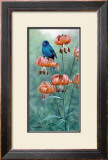 Indigo and Lilies