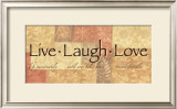 Buy Words to Live By: Live Laugh Love at AllPosters.com