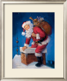 Santa in Chimney