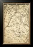 Buy War Telegram Marking Map, c.1862 at AllPosters.com