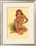 Buy Hawaiian Pin-Up Girl, 1949 at AllPosters.com