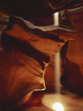 Buy Shaft of Sunlight Penetrating Antelope Canyon, Page, Arizona, USA at AllPosters.com
