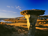 Mushroom Rock on the Missouri River, Montana, USA