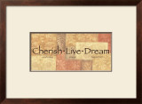 Buy Words to Live By: Cherish Live Dream at AllPosters.com