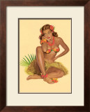 Buy Hawaiian Pin-Up Girl, 1949 at AllPosters.com
